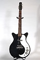 Model 3021, Danelectro Company, Poplar, Masonite, rosewood, metal, vinyl, plastic